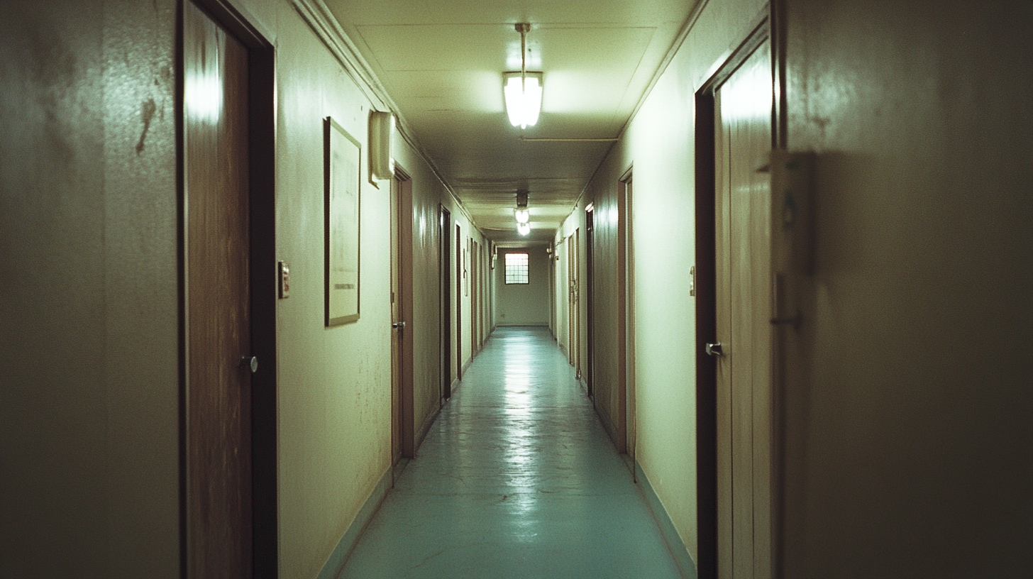 暗い階段・廊下