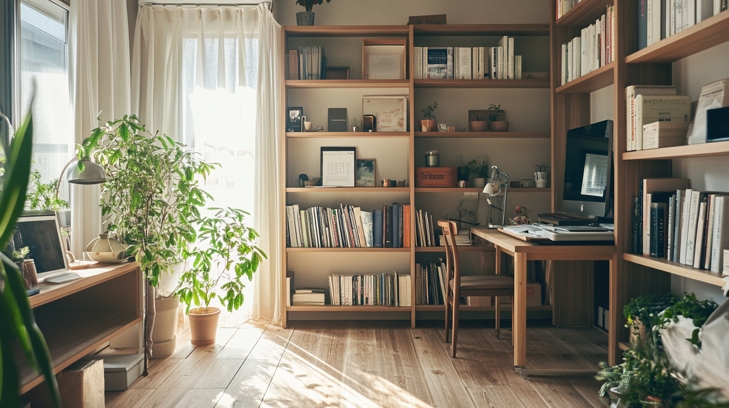 魅せる「造作棚」で収納を美しく